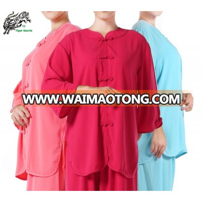 High Quality Spandex Satin Chinese Kung fu Uniforms